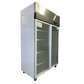 2 puertas Vidrio Dual Mantenedor Refrigerador Industrial